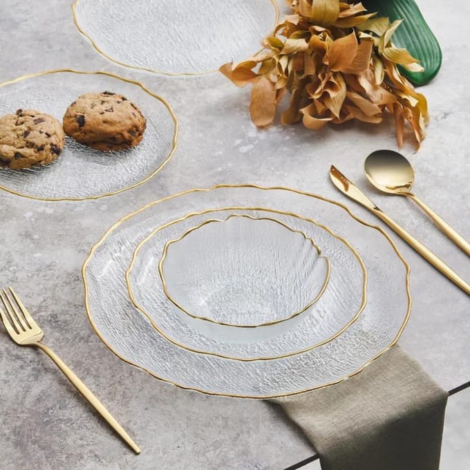 Karaca Milanda 12 - delige glazen servies set voor 4 personen
