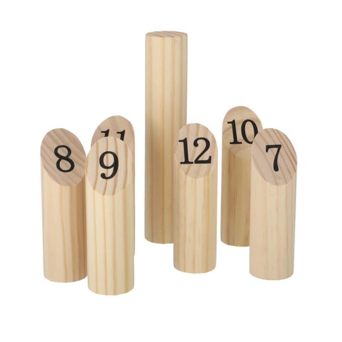 Wahu Number Kubb Spellen voor buiten