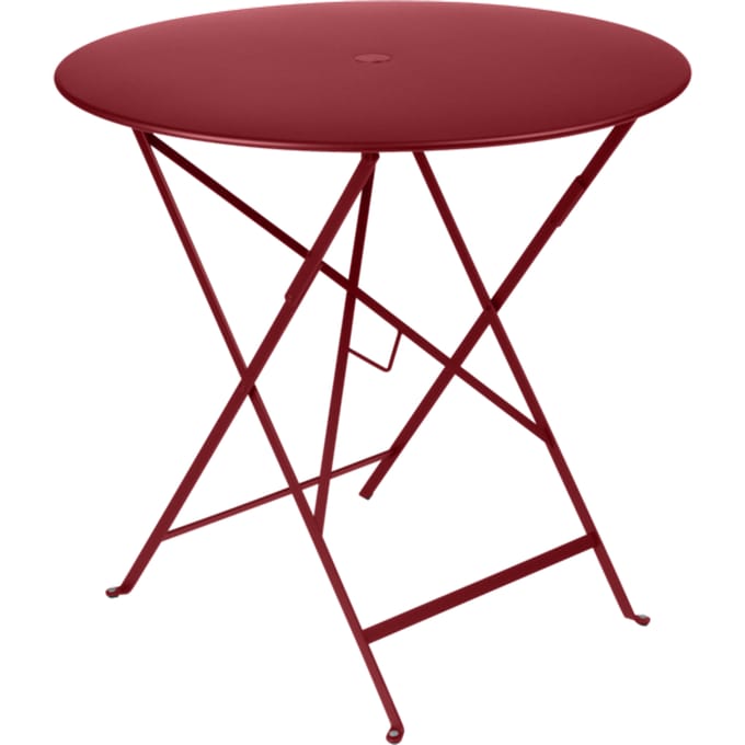 Fermob BISTRO klaptafel rond - 43 chili mat - Ø 77 cm