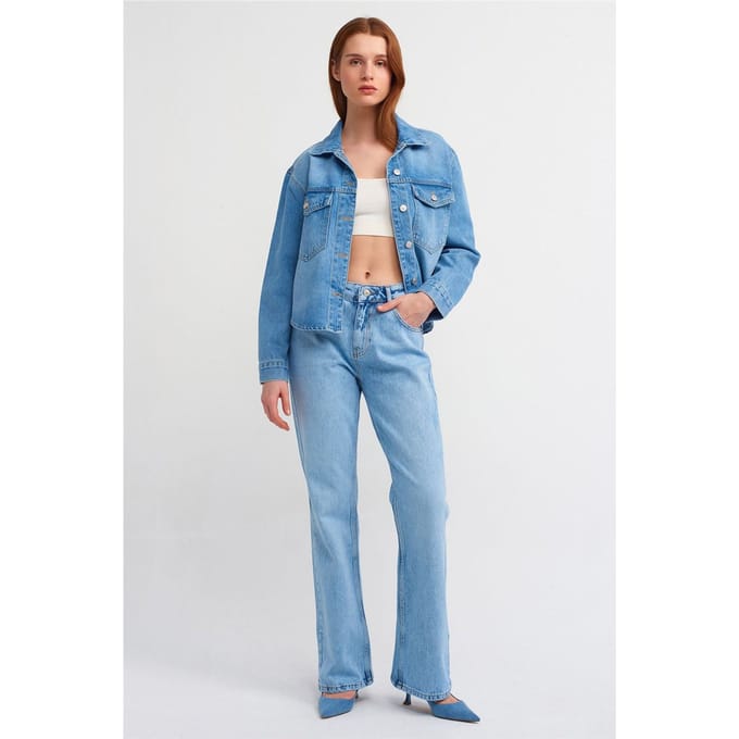 Lage Taille Flare Jeans