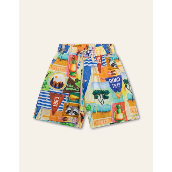 Oilily Plank Broek- maat122/7yr Surf Spray