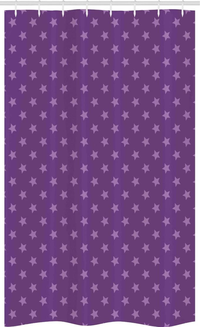 ABAKUHAUS Stern – Douchescherm – Lila/Mauve, 120x180 cm