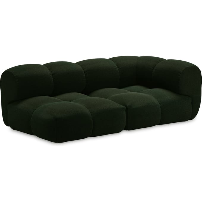 Objekte unserer Tage zander Sofa Design 03 rechts (2,5--zit) - Hug Me 032 Moosgrün