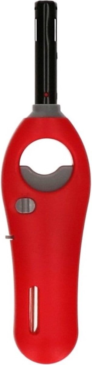 Gasaansteker - rood - 18,5 cm - aansteker met kinderslot
