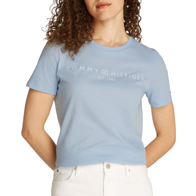 Tommy Hilfiger Regular Corp Logo Shirt Dames