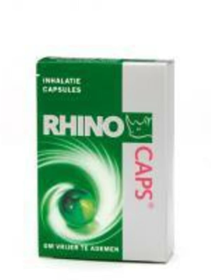 Rhino Inhalatie Capsules - 2 x 16 capsules - Voordeelverpakking