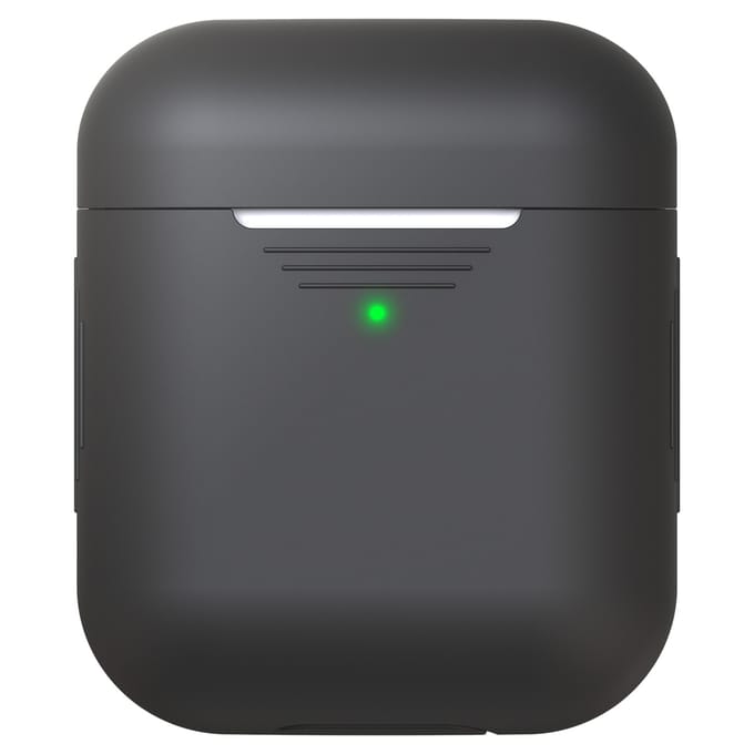 KeyBudz Elevate Protective Silicone Case voor de Apple AirPods 1 / 2 - Black