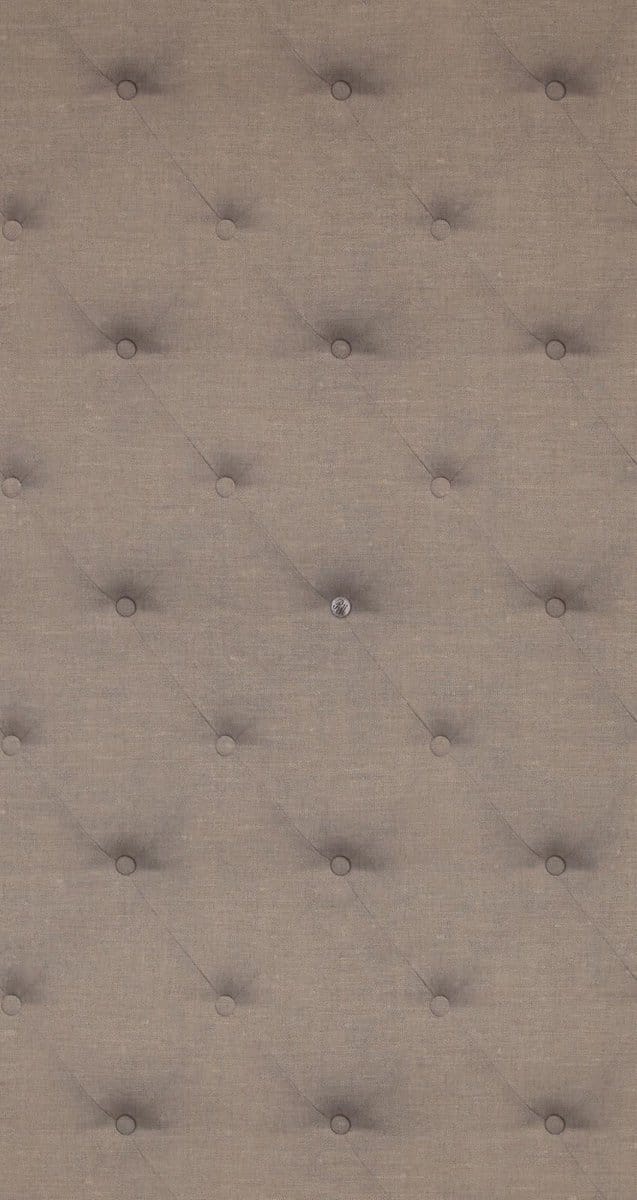 Rivièra Maison R.M Anvers Linen Button - Behang - 1 m x 53 cm - Café Noir