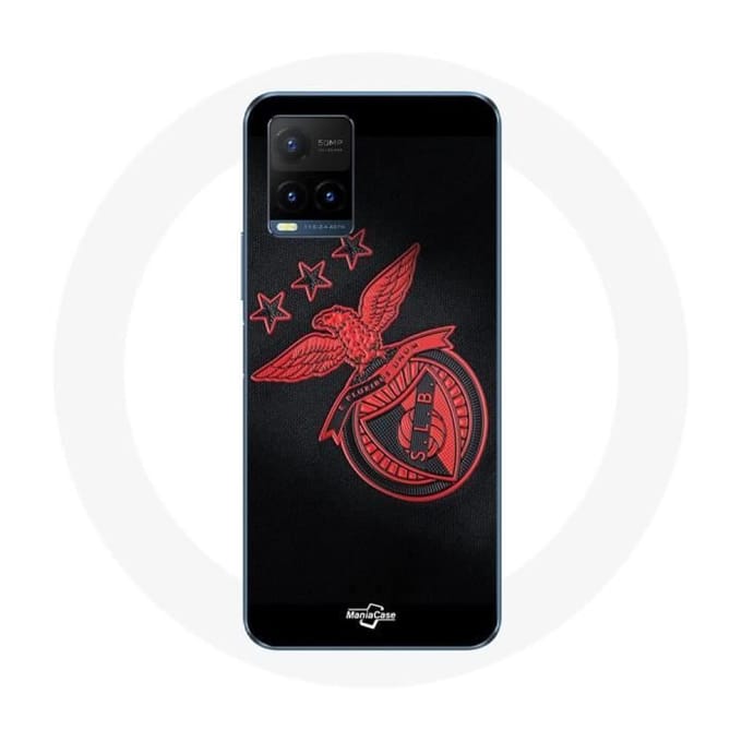 Vivo y21s 2021 slb benfica hoesje zwarte achtergrond