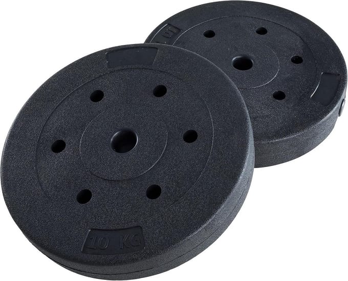 Halterset met Schijven (2x 10 kg) – Gewichtheffen Thuistraining