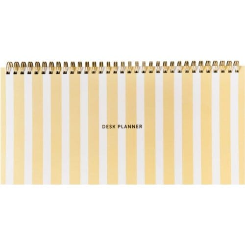 Fabrique - Weekplanner - Bureau - Geel wit gestreept