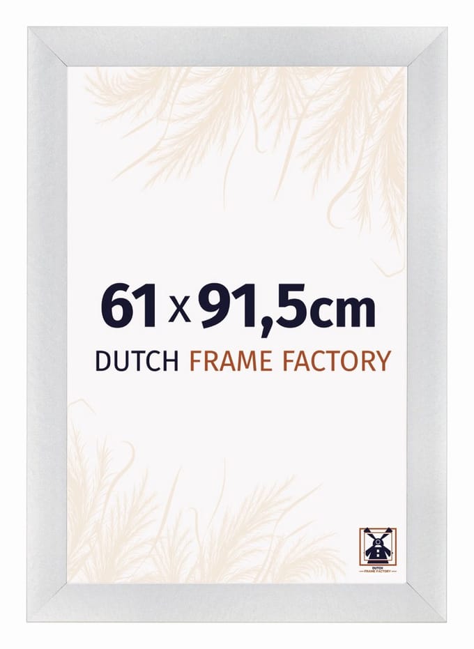 Fotolijst 61x91,5 cm - MDF - Zilver Mat - Praag