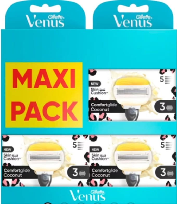 Gillette Venus Comfortglide Coconut - Maxi pack 9 Navulmesjes - Voor Vrouwen
