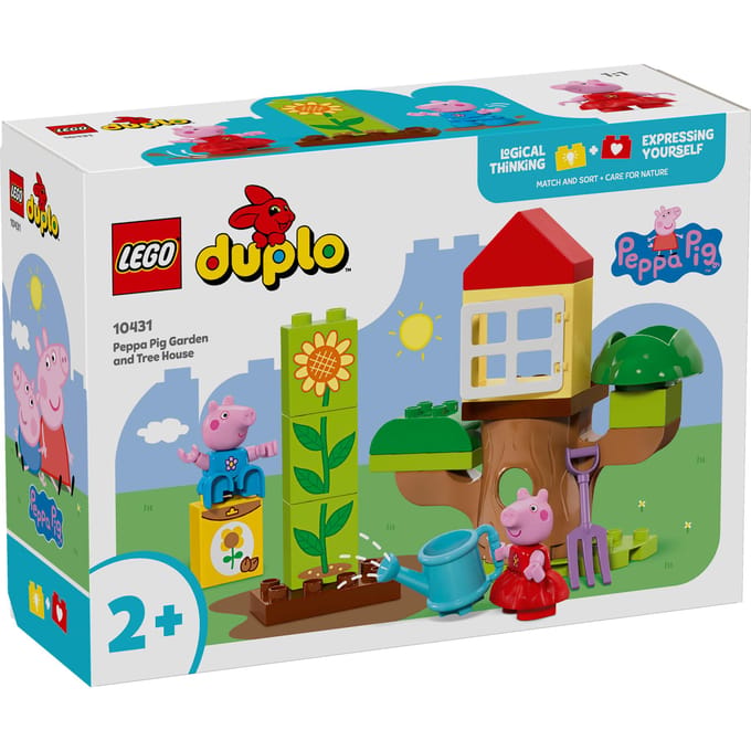 LEGO DUPLO Peppa Big tuin en boomhut Educatief Speelgoed voor Rollenspellen 10431