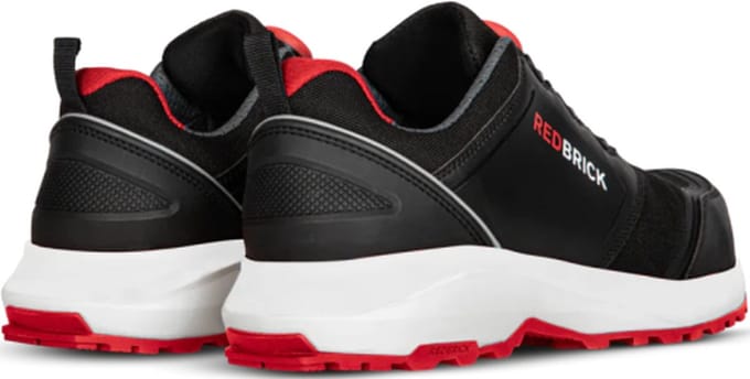 Redbrick Pulse Speed Lace Laag S3 32325 - Zwart/Rood - 48