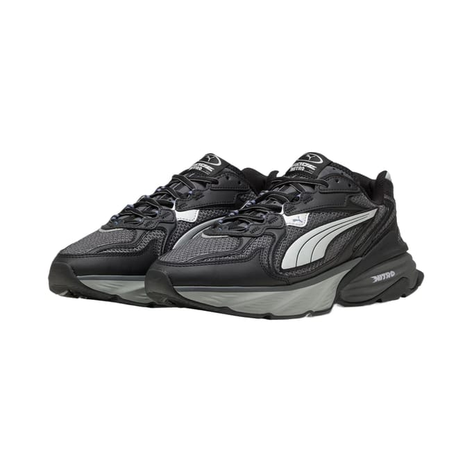Puma Fade Sneakers Heren - Zwart - Maat 42 - Mesh/Synthetisch