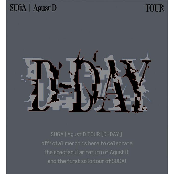 SUGA - Tour D-DAY Fotokaart Agust D_1ea gray