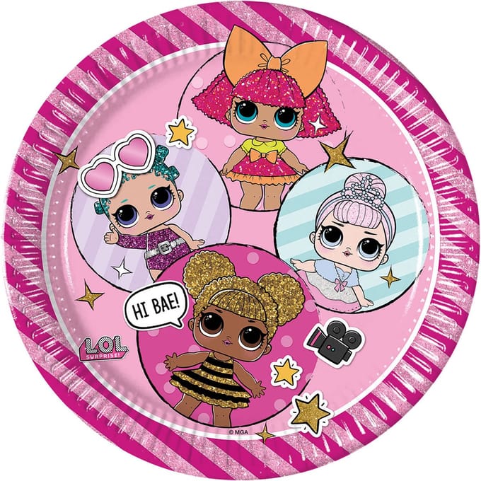 Wefiesta - Borden (papier) -L.O.L. Surprise Glitterati