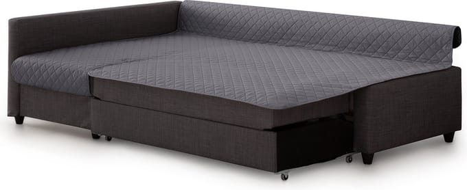 Belmarti Frilena slaapbankbeschermer 180 cm - grijs - links