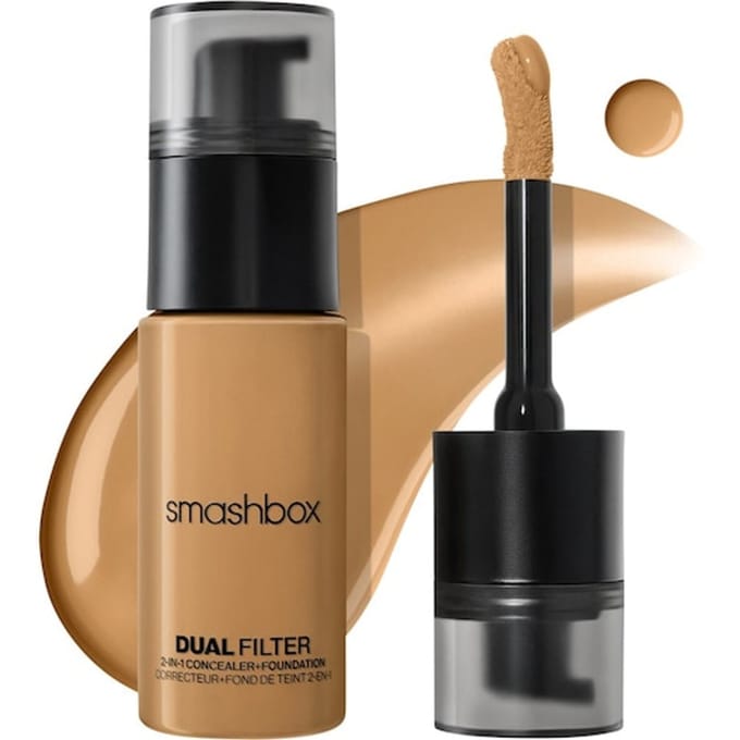 smashbox Stichting Dual Filter 2-in-1 concealer + foundation Foundation Dames 23.6 ml