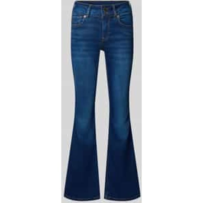 Flared jeans van katoenmix, model 'VENUS'