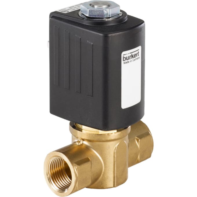 Bürkert Direct bedienbaar ventiel 184677 6027 Kompakt 24 V/DC G 3/8 mof Nominale breedte 6 mm 1 stuk(s)