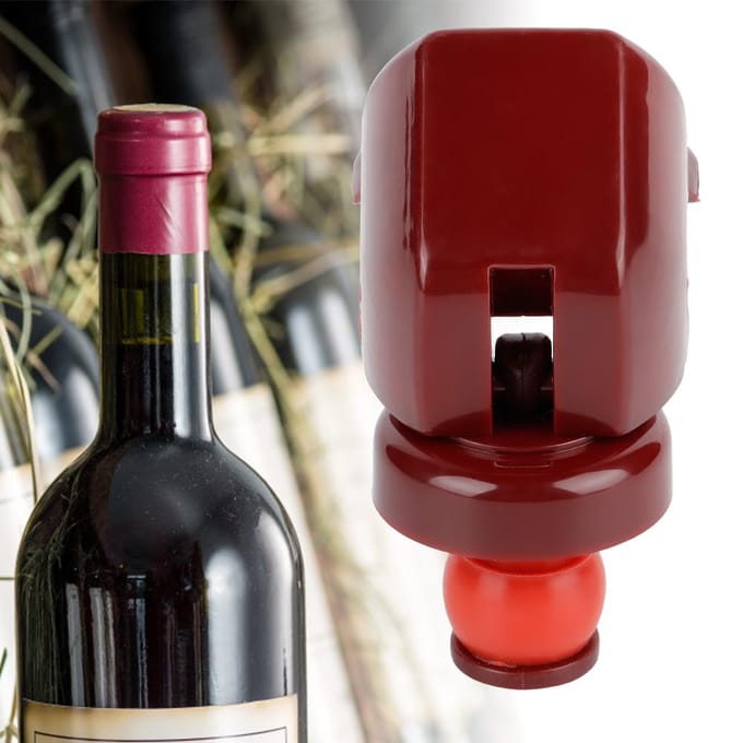 5 pièces Bouchon de Bouteille de Vin Champagne Bouchon Conservateur de Vin Liège Bouchon d'Étanchéité Rouge noir