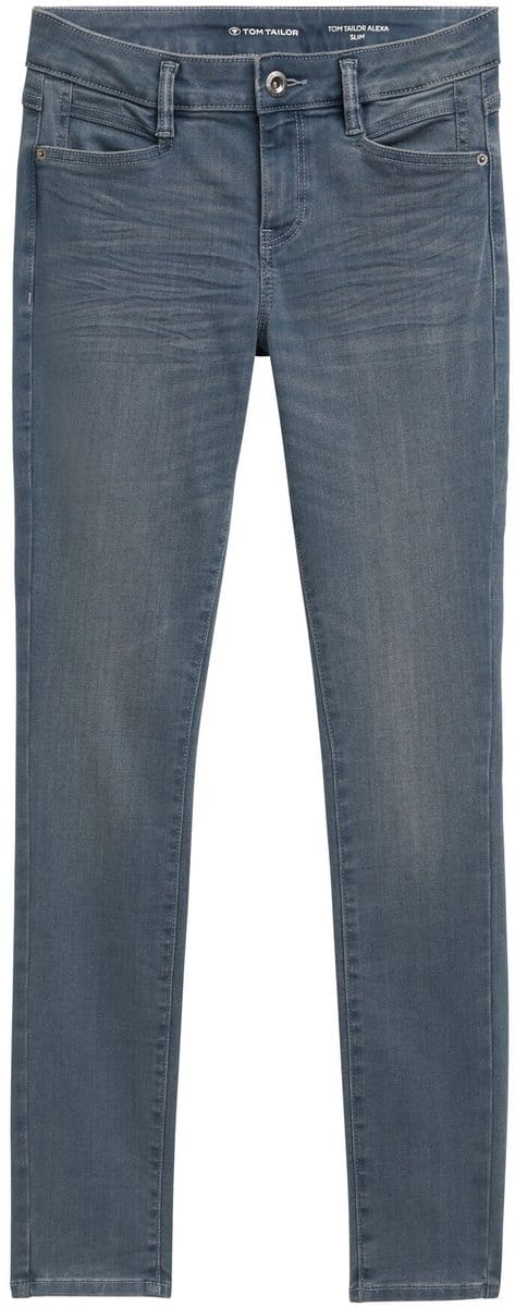Tom Tailor - TTALEXA Slanke Jeans - Maat 31/32 - mid stone blue grey denim