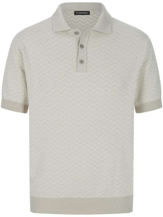 Gebreide polo Van Louis Sayn beige