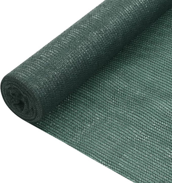 vidaXL - Privacynet - 75 - g/m² - 1,5x10 - m - HDPE - groen