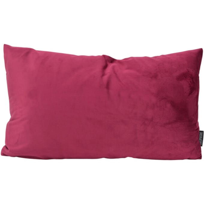 Velvet Wijnrood / Bordeauxrood Kussenhoes | 30 x 50 cm | Fluweel - Polyester