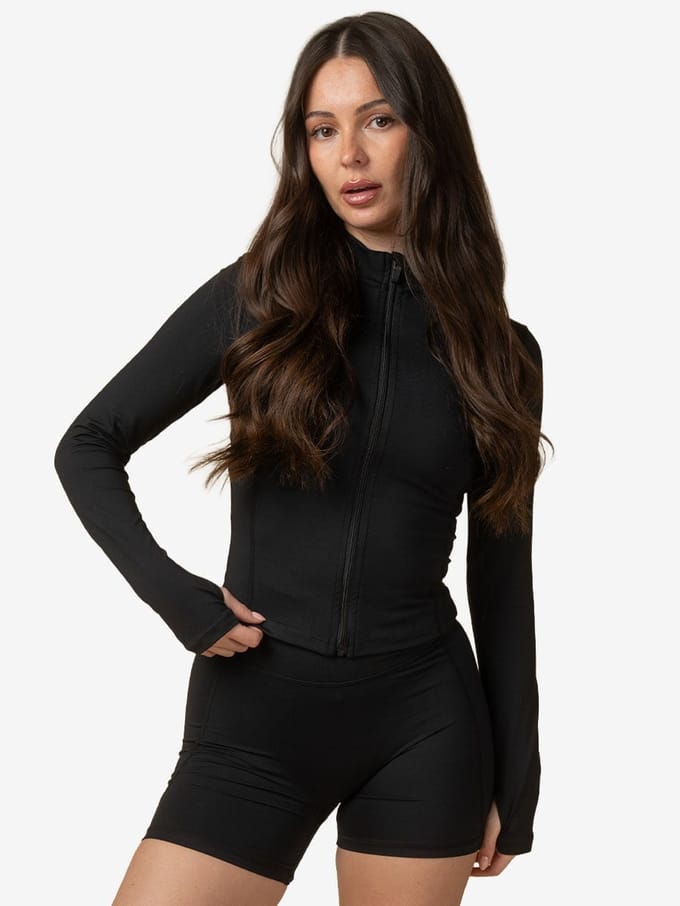 XXL Sportswear Soft Balance Jacket - Black Zwart M