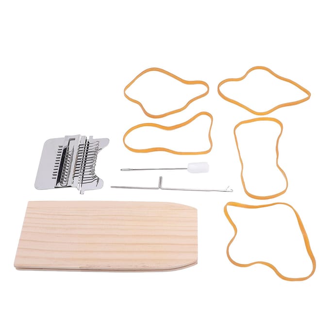 Haak Stopmachine Houten Stopmachine Sokken Kleding Weefmachine voor DIY Repareren Jeans beige