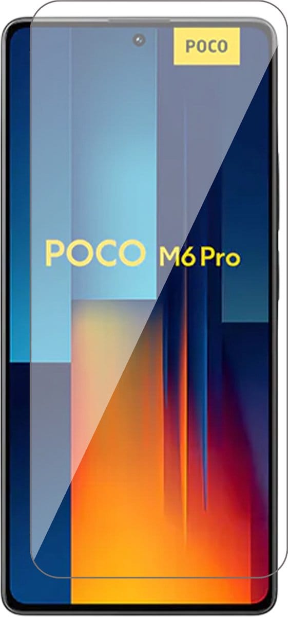 Screenprotector geschikt voor Poco M6 Pro - Glas Screen Protector