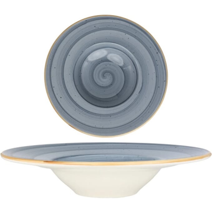 Bonna Pastabord - Aura Dusk - Porselein - 28 cm (400cc) - set van 2