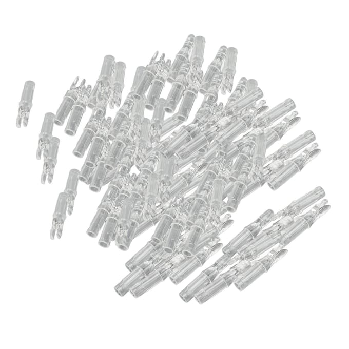 100 stuks Boogschieten Pijl Nok Duurzame Plastic Inzetstuk Pijl Nokken Lichtgewicht Pijl Nokken Vervanging