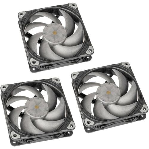 Phanteks PH-F120T30_BG_3P PC-ventilator Zwart (b x h x d) 120 x 120 x 30 mm
