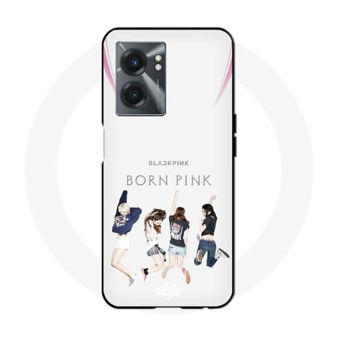 Realme V23 hoesje zwartroze geboren roze Kpop