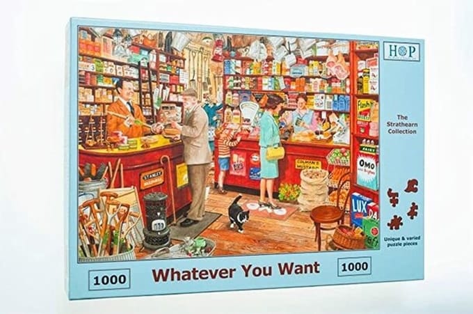 House of Puzzles legpuzzel 1000 stukjes nostalgie en landschap.