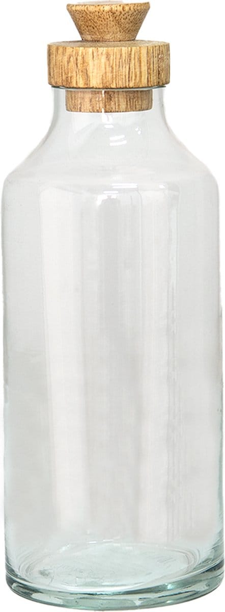 Clayre & Eef Voorraadpot Ø 7x21 cm Glas