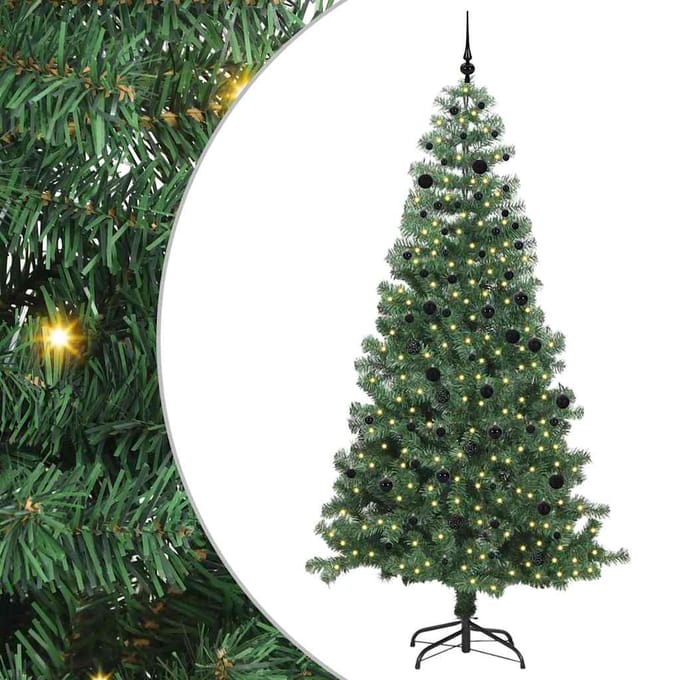 vidaXL - Kerstboom - Groen - 240 - cm - PVC