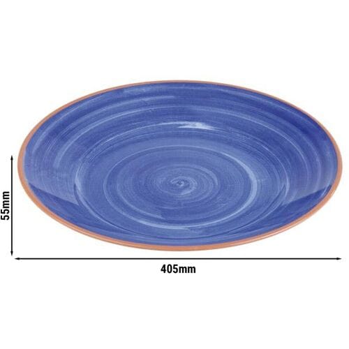 GGM Gastro (6 Stück) Tablett - LA VIDA - Melamin - Ø 405mm - Höhe: 55mm