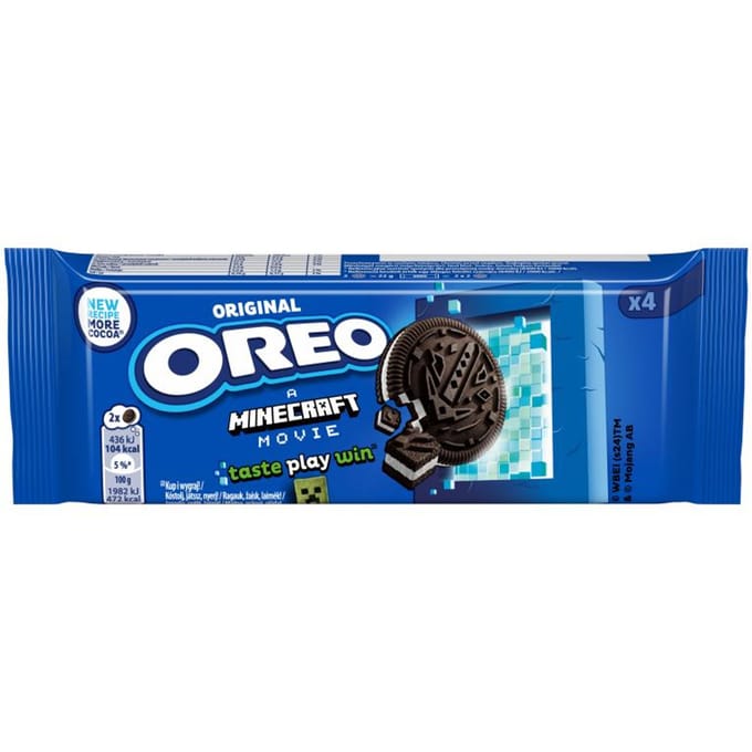 Oreo Cacao Koekjes met Vanillevulling 44 g (4 stukken)