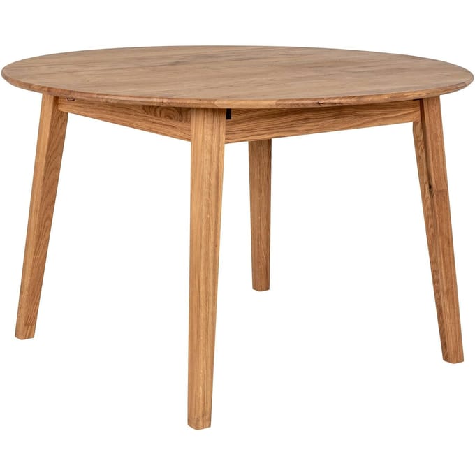 House Nordic Eettafel Metz Eikenhout Naturel Uitschuifbaar 118-158cm