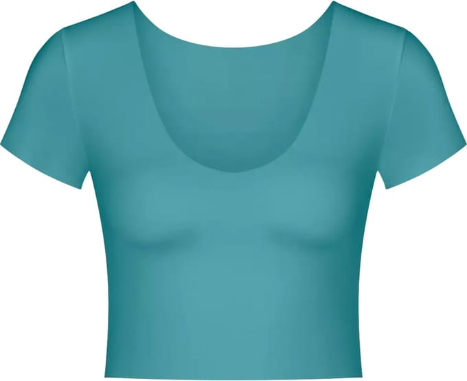 Sloggi Women ZERO Feel 2.0 Crop Top (1-pack) - dames korte top - turquoise