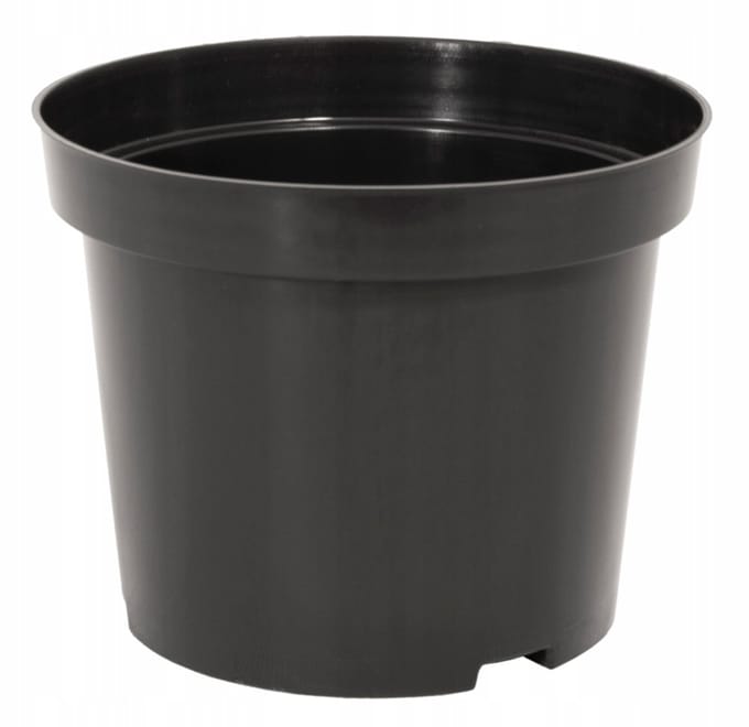 Set van 10 Harde Kweekpotten 17cm 2L - Zwart