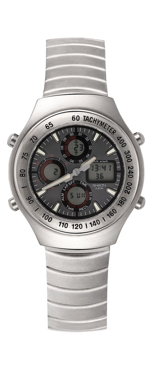 Shaon 44-7900-48 Horloge - Staal - Zilverkleurig - Ø 39 mm