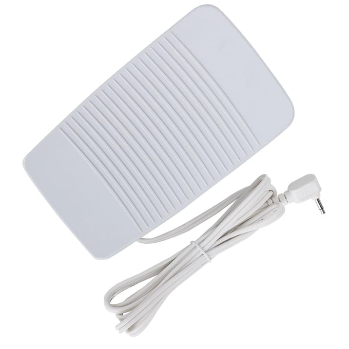 Naaimachine Voetpedaal Controller Plastic Multifunctioneel Enkel Gat Stroomkabel white