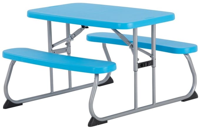 Lifetime® Kinder Picknicktafel Opvouwbaar - Binnen en Buiten - Blauw