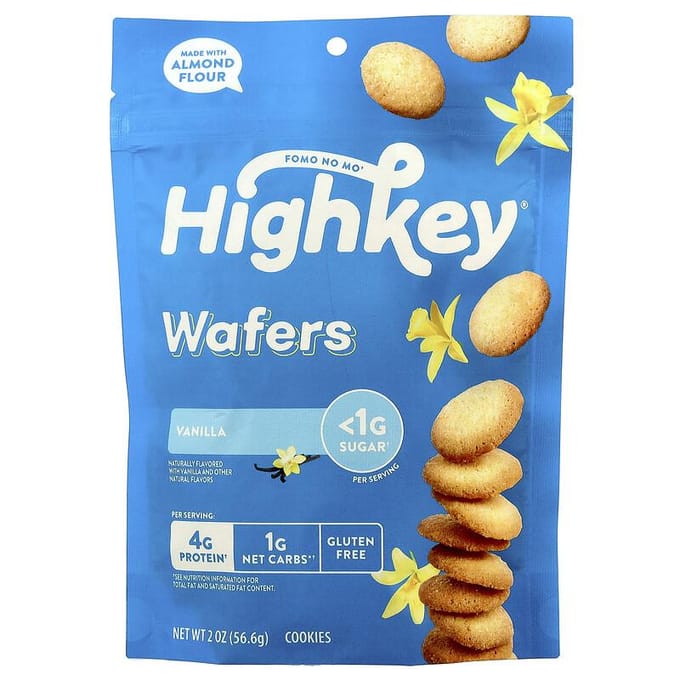 Wafels, Vanille, 2 oz (56,6 gram)